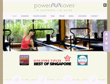 Tablet Screenshot of powermoves.com.sg